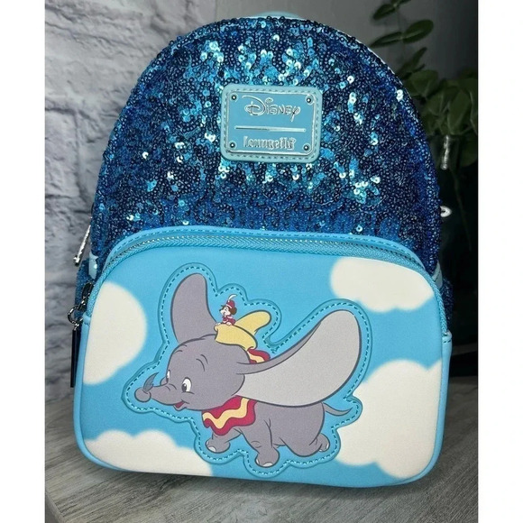 NWT COLLECTION LOUNGE EXCLUSIVE LF DUMBO SEQUIN BACKPACK! - Picture 1 of 9